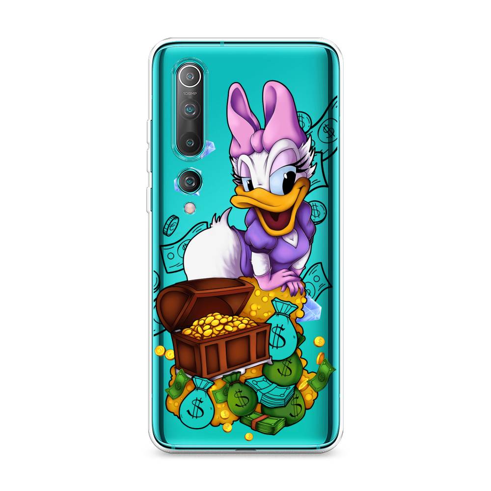 

Чехол на Xiaomi Mi10/Mi10 Pro "Rich Daisy Duck", Коричневый;белый;фиолетовый, 37550-6