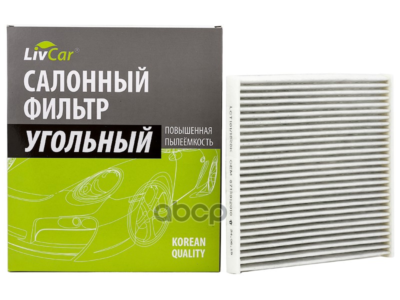 

Фильтр Салона Livcar Lct1011828k С Активированным Углём Оем 8713912010 Toyota (Rhd, Lh