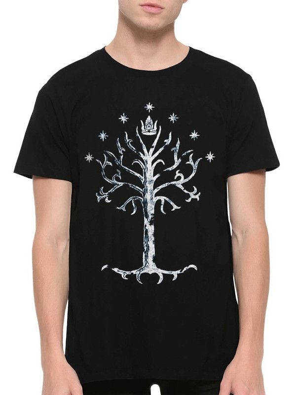 

Футболка мужская DS Apparel Властелин Колец - Белое Древо Гондора 2 черная 3XL, Черный, Властелин Колец - Белое Древо Гондора 2