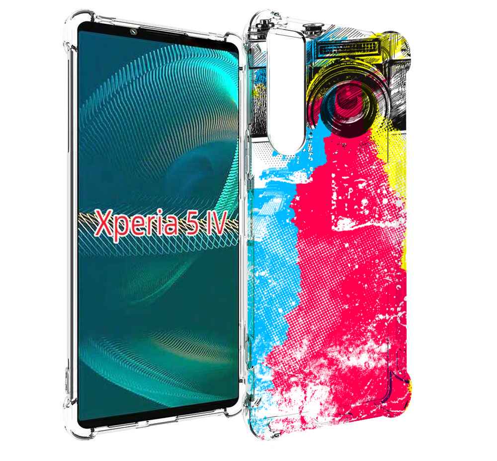 

Чехол MyPads цветной фотоаппарат для Sony Xperia 5 IV (5-4), Прозрачный, Tocco
