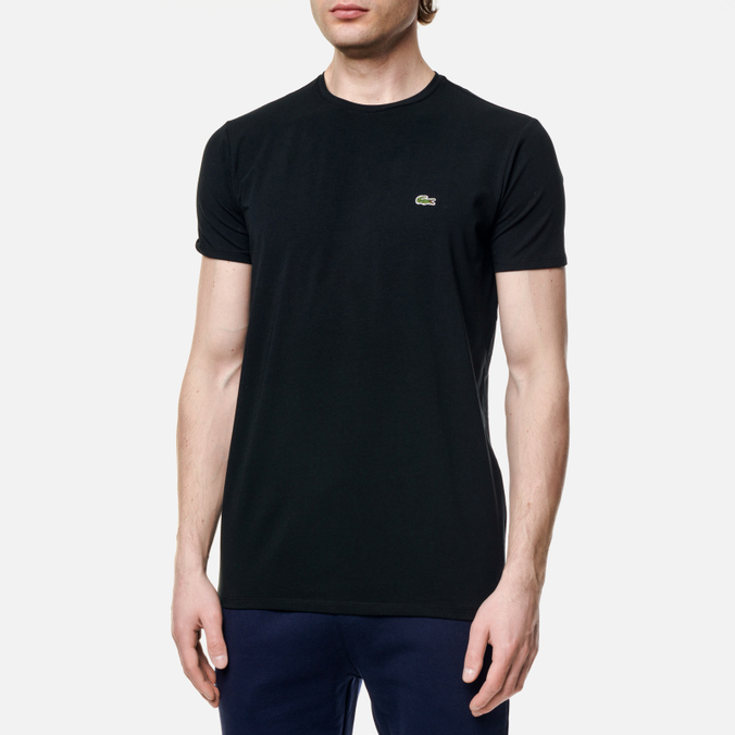 

Футболка мужская Lacoste TH0998-031 черная XL, TH0998-031