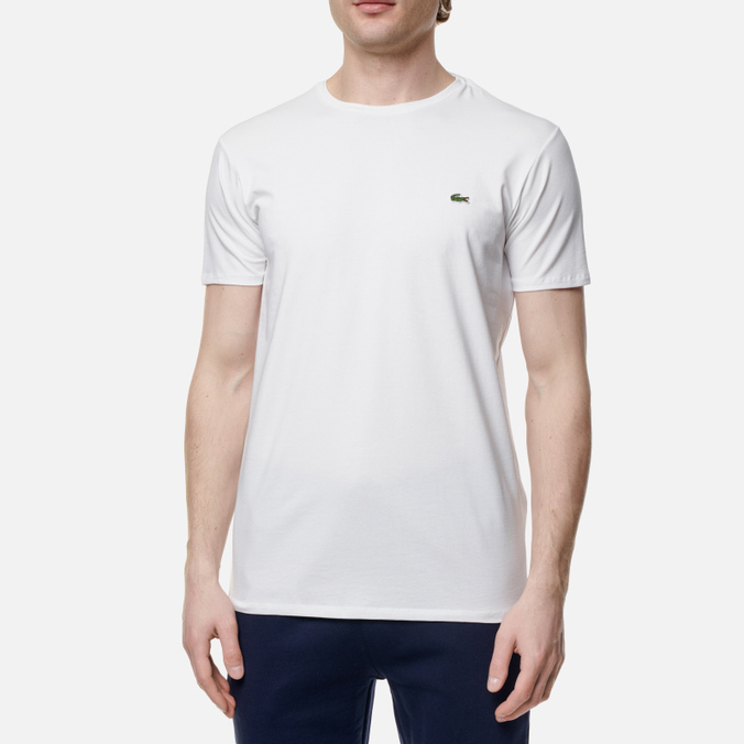 

Футболка мужская Lacoste TH0998-001 белая XL, TH0998-001