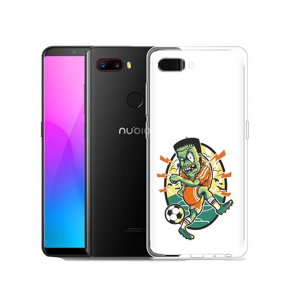 

Чехол MyPads Tocco для ZTE Nubia Z18 зомби футболист (PT115657.463.368), Прозрачный, Tocco