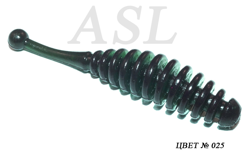 

Силиконовая приманка ASL Бу-Бу цв. 025 L-7 см 7шт/уп, Бу-бу