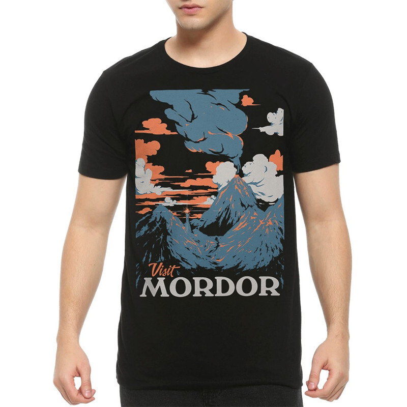 Футболка мужская DS Apparel Visit Mordor - Властелин Колец 30201-2 черная S