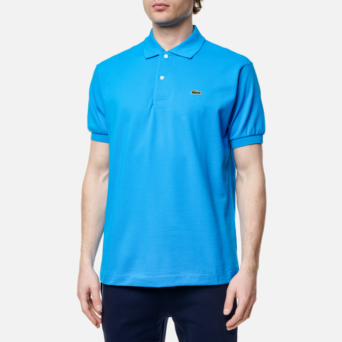 

Футболка мужская Lacoste L1212-PTV голубая S, L1212-PTV