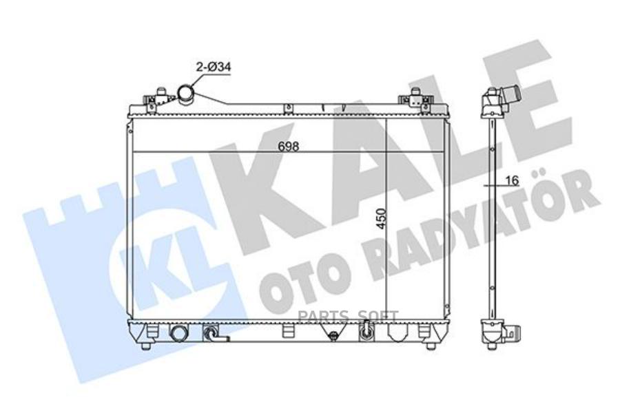

KALE Радиатор двигателя SUZUKI GRAND VITARA II