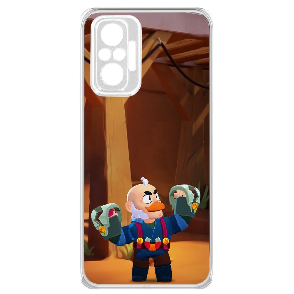 Чехол-накладка Brawl Stars-Сэм для Xiaomi Redmi Note 10 Pro