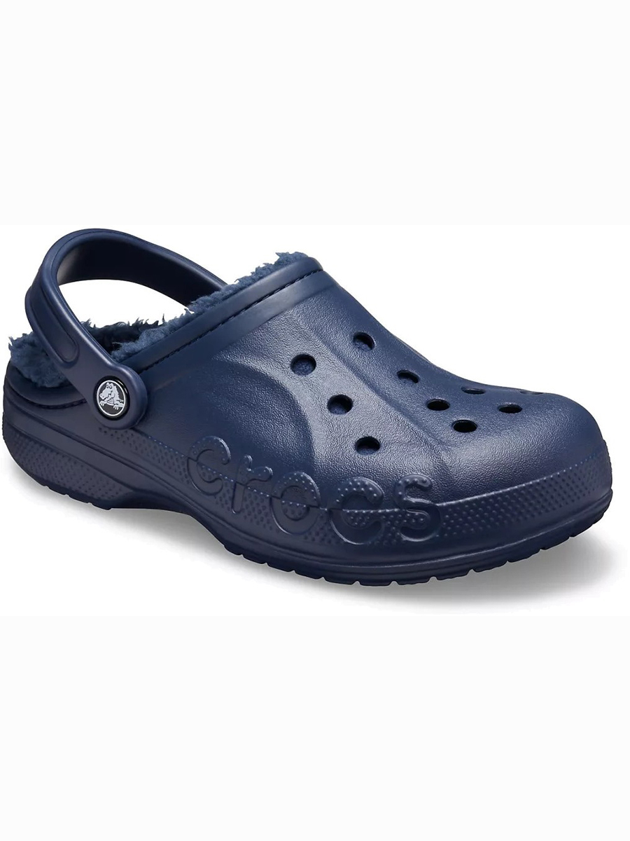 

Сабо унисекс Crocs Baya Lined Clog синие 45 RU, Baya Lined Clog