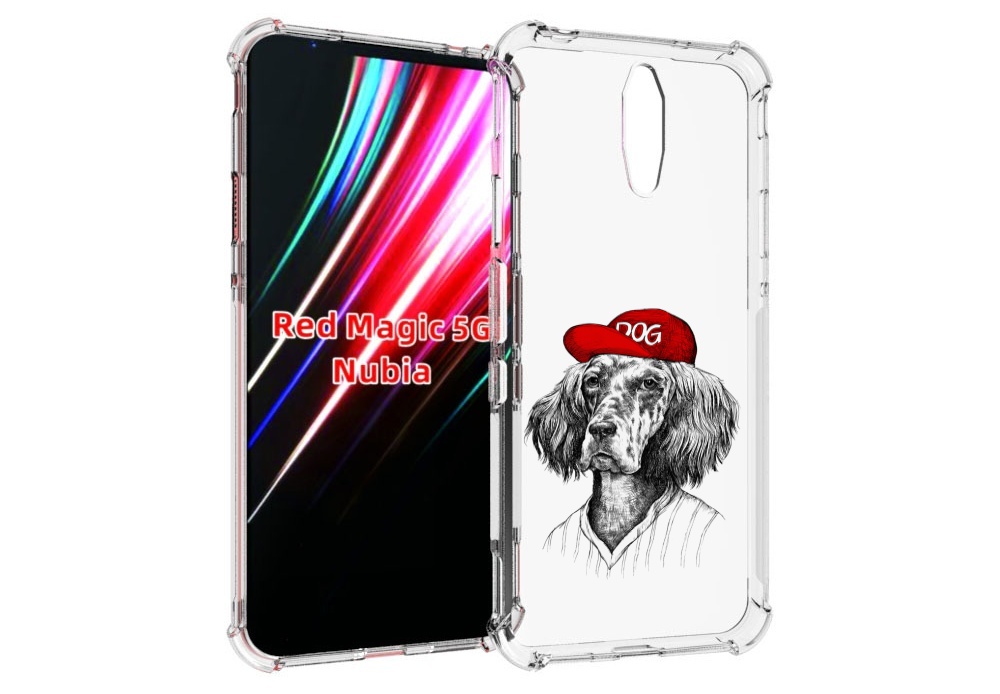 

Чехол MyPads дог для ZTE Nubia Red Magic 1 5G, Прозрачный, Tocco