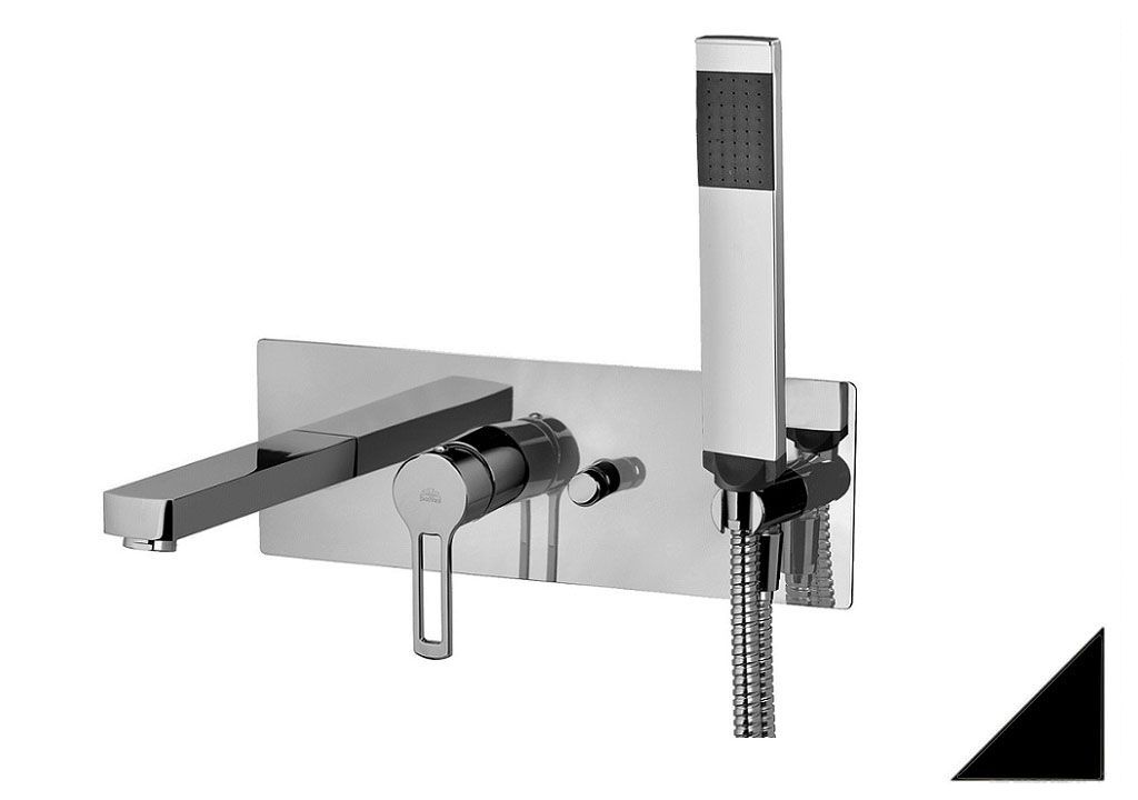 Paffoni Смеситель Paffoni Ringo RIN001NO для ванны с душем с внутренней частью черный ма 84535₽