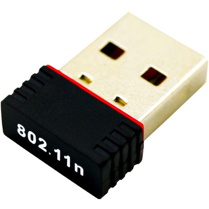 

Адаптер Wi-Fi LuazON LW-1, для ПК, USB, Черный