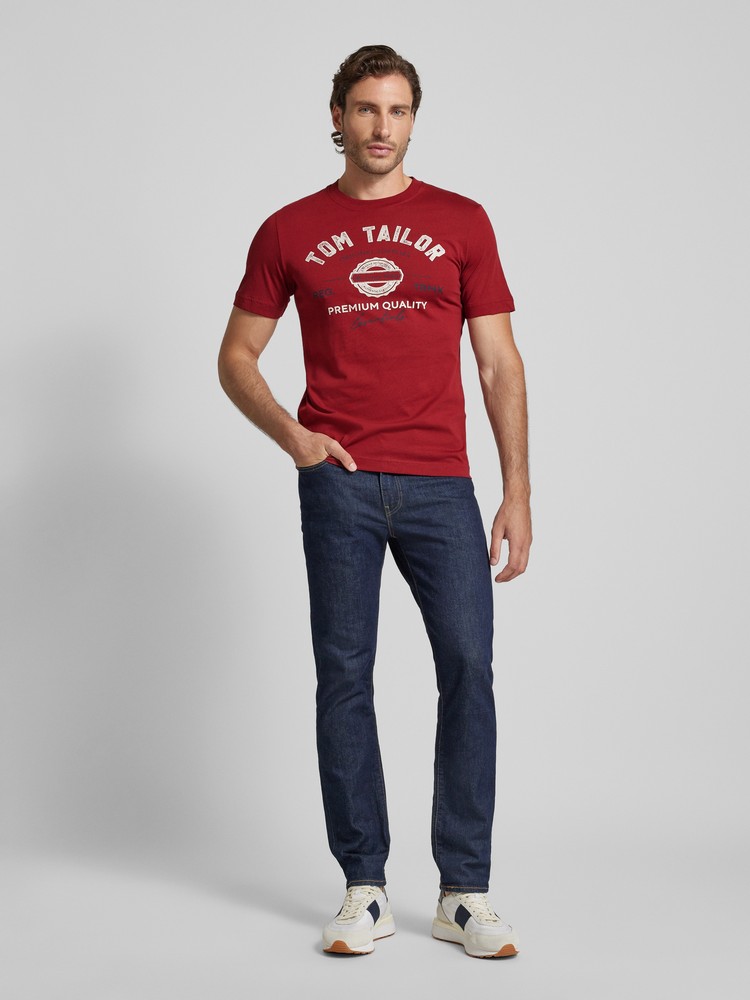 Футболка мужская TOM TAILOR 1037735 бордовая L 4446₽