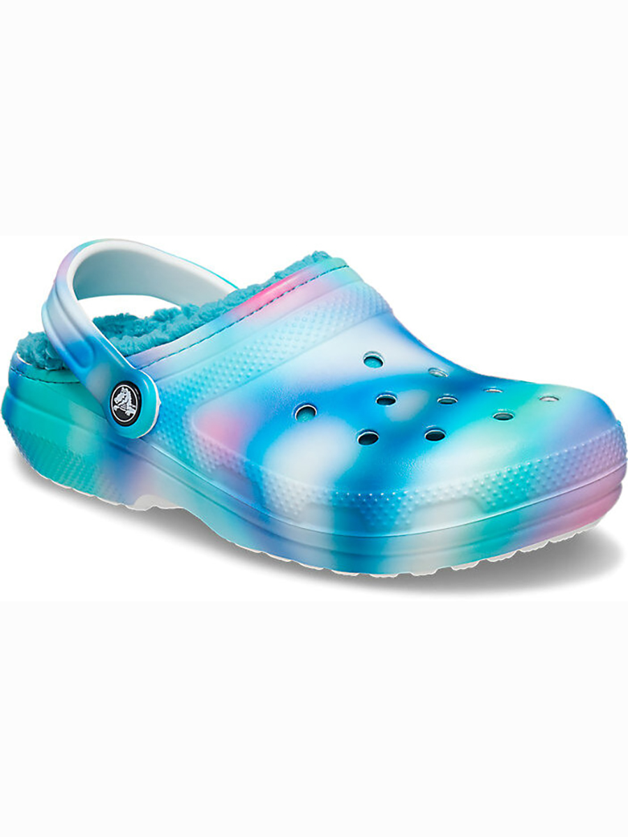

Сабо унисекс Crocs ClassicLinedSolarizedClog голубые 42-43 RU, ClassicLinedSolarizedClog