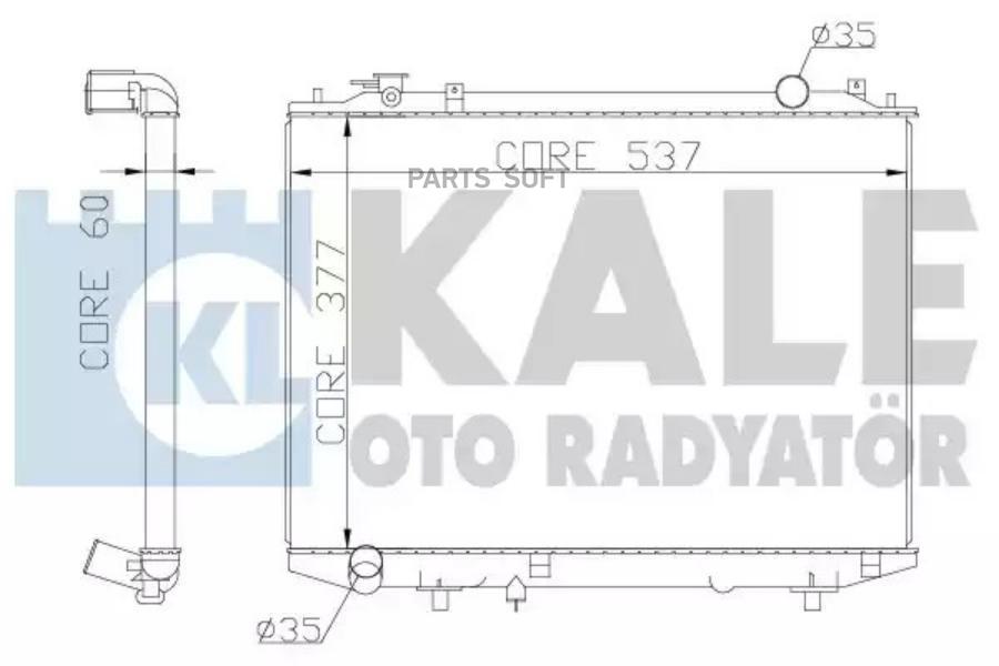 

KALE Радиатор двигателя FORD RANGER- MAZDA B-SERIE/ BT-50