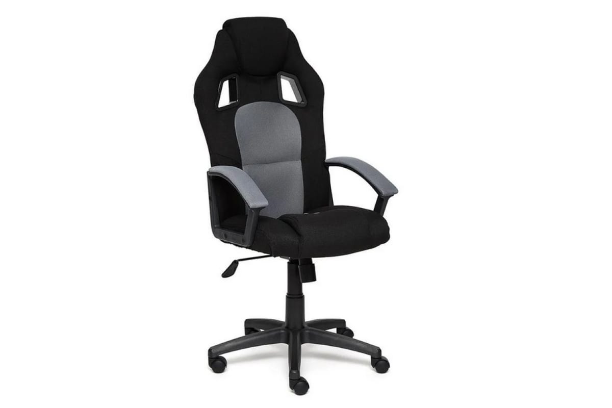 фото Кресло офисное tetchair driver (35/tw-12) flock/fabric, black/grey