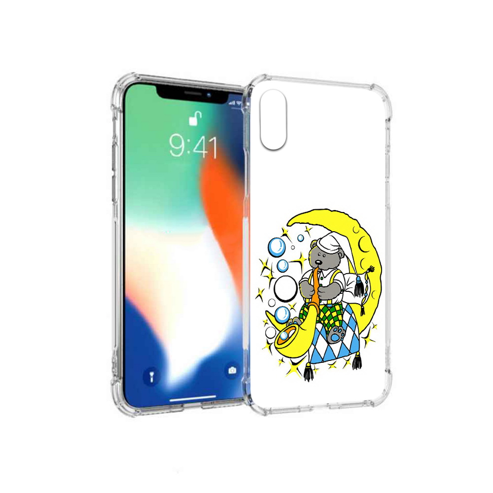 

Чехол MyPads Tocco для Apple iPhone X Сырная луна (PT94261.606.167), Прозрачный, Tocco