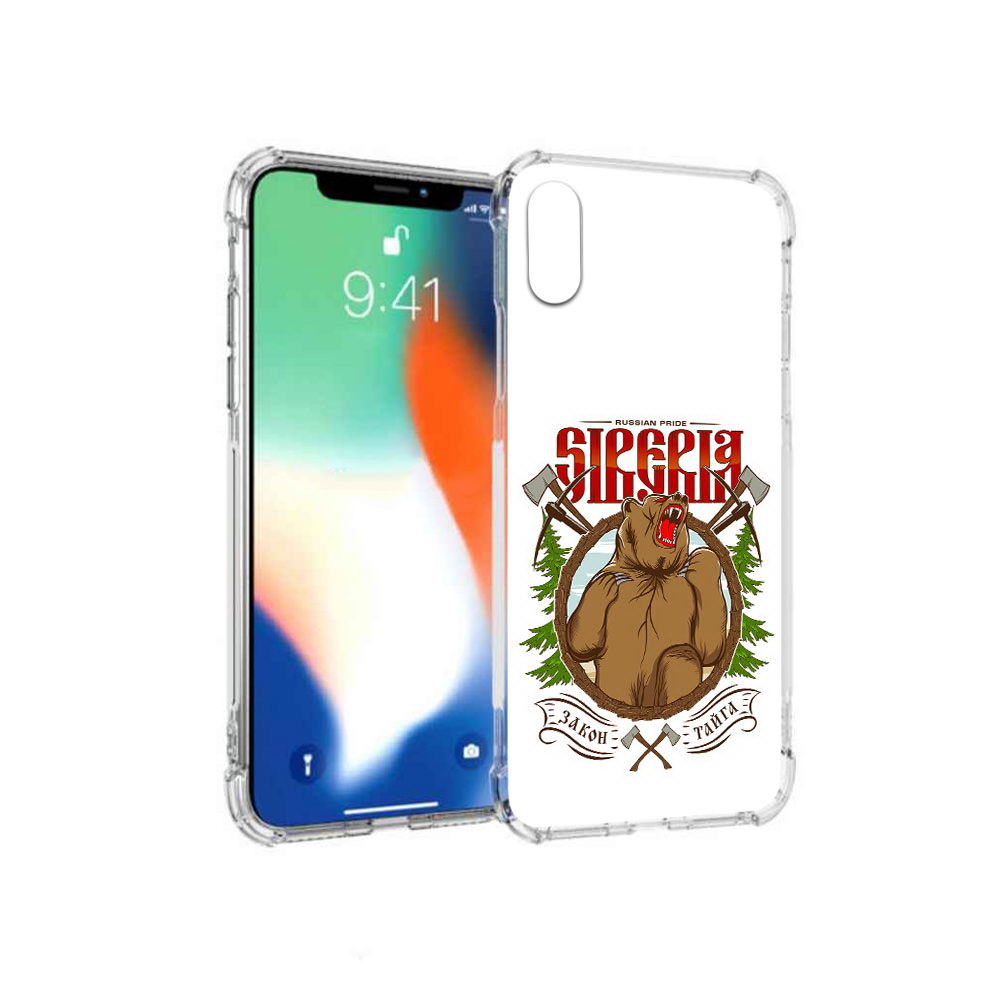 

Чехол MyPads Tocco для Apple iPhone X Тайга (PT94261.606.168), Прозрачный, Tocco