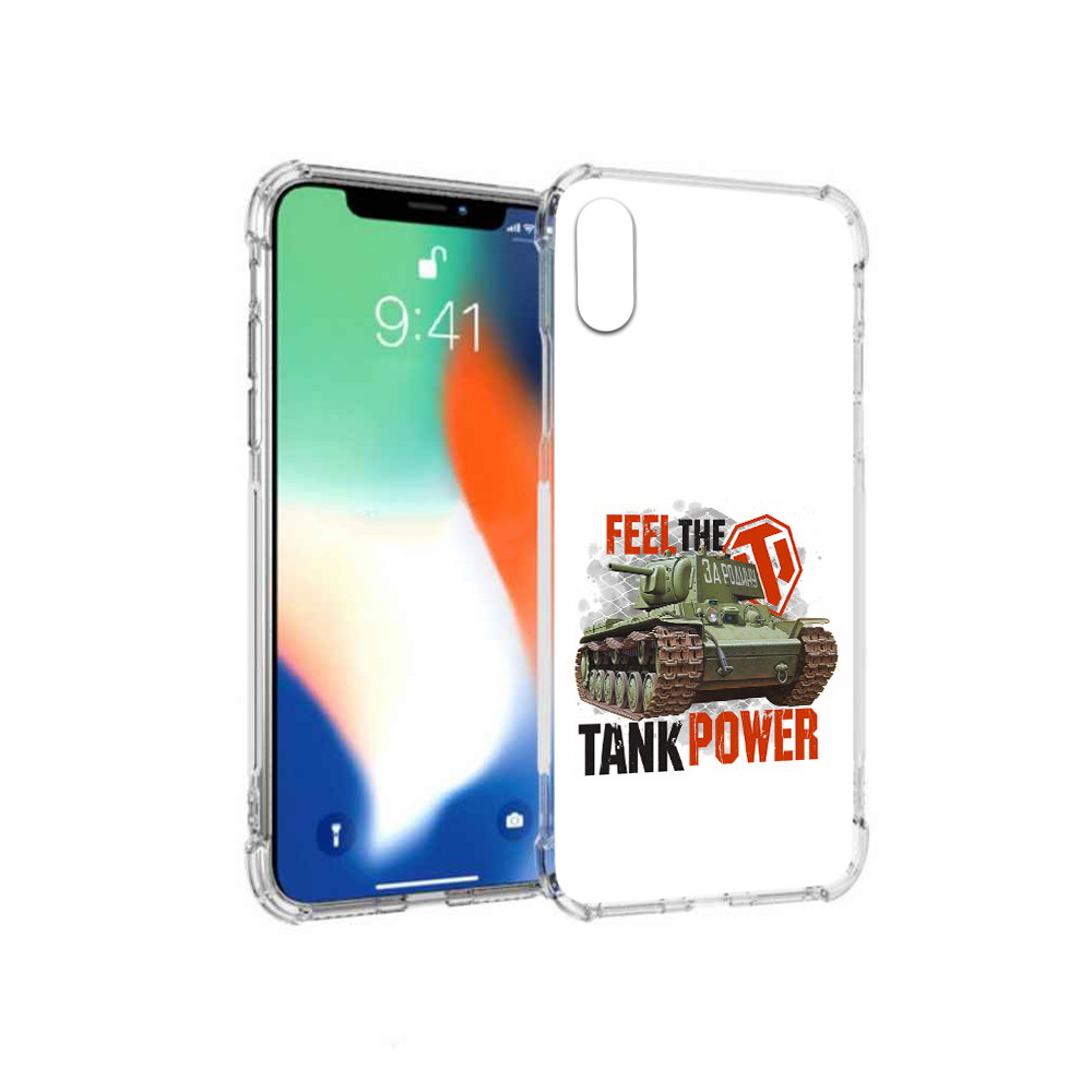 

Чехол MyPads Tocco для Apple iPhone X Танк (PT94261.606.169), Прозрачный, Tocco