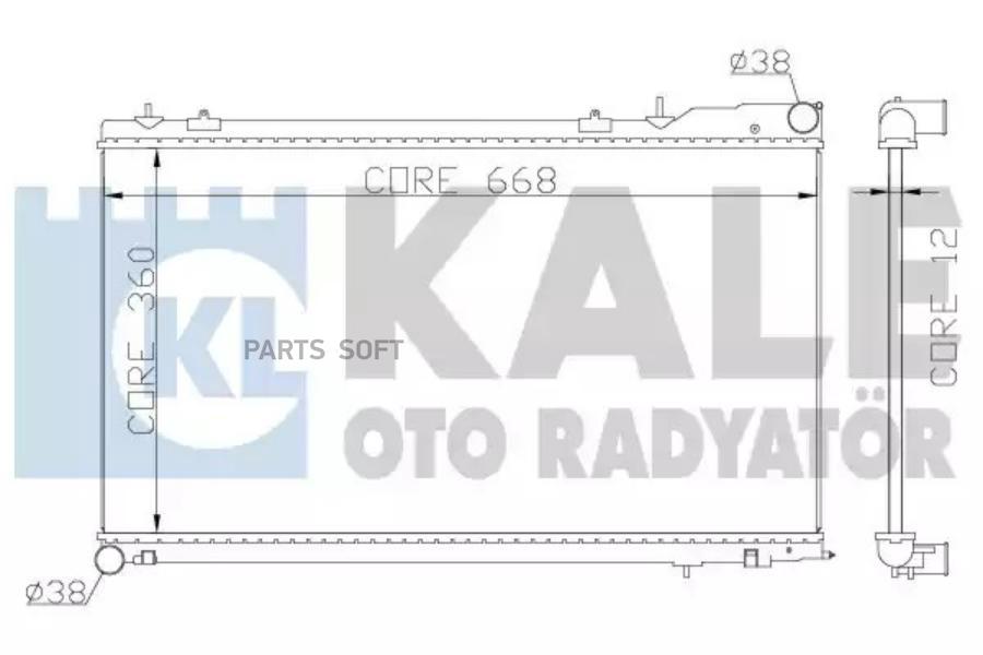 

KALE Радиатор SUB Forester 2.5L АКПП 03-05