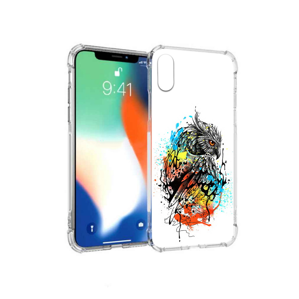 

Чехол MyPads Tocco для Apple iPhone X Творческая сова (PT94261.606.170), Прозрачный, Tocco