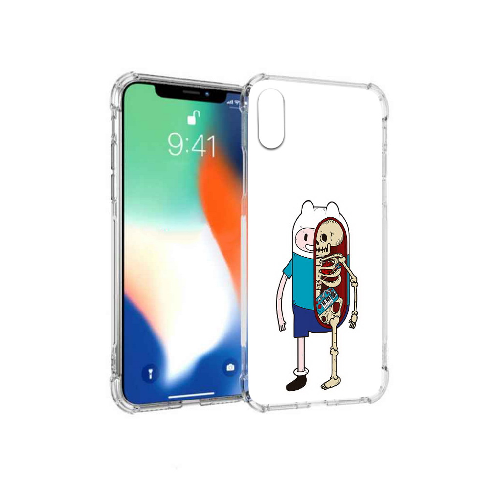 

Чехол MyPads Tocco для Apple iPhone X Финн скелет (PT94261.606.187), Прозрачный, Tocco