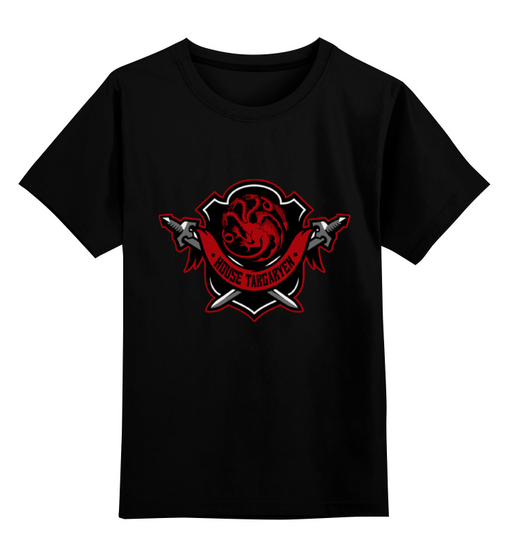 

Футболка детская Printio House targaryen цв. черный р. 140, House targaryen