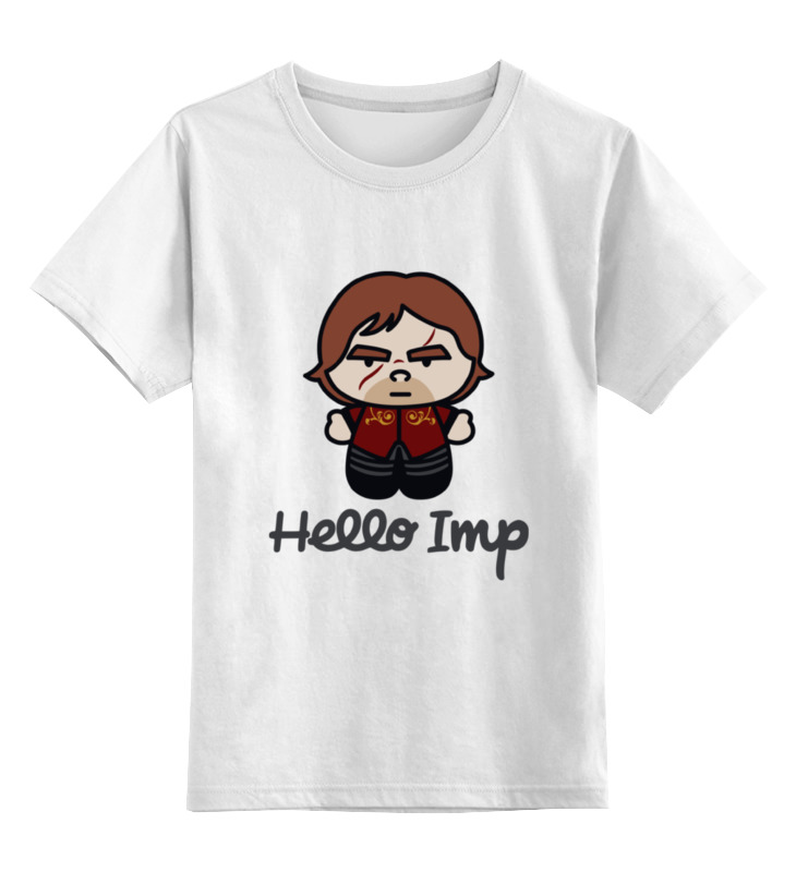 

Футболка детская Printio Hello imp цв. белый р. 140, Hello imp