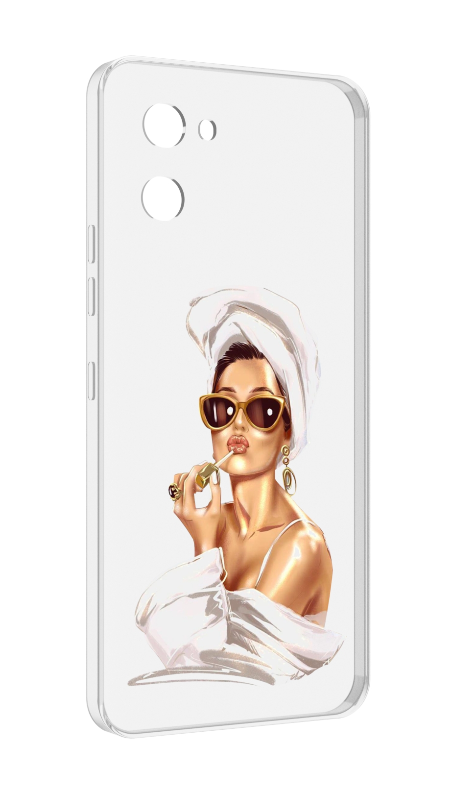 

Чехол MyPads Девушка-утром женский для UMIDIGI G1, Прозрачный, Tocco