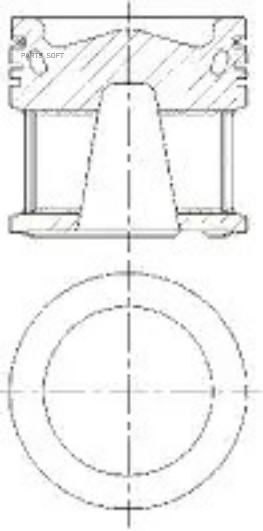 

Поршень NURAL 8743430000 d83.50x2.0x2.0x3.0 STD