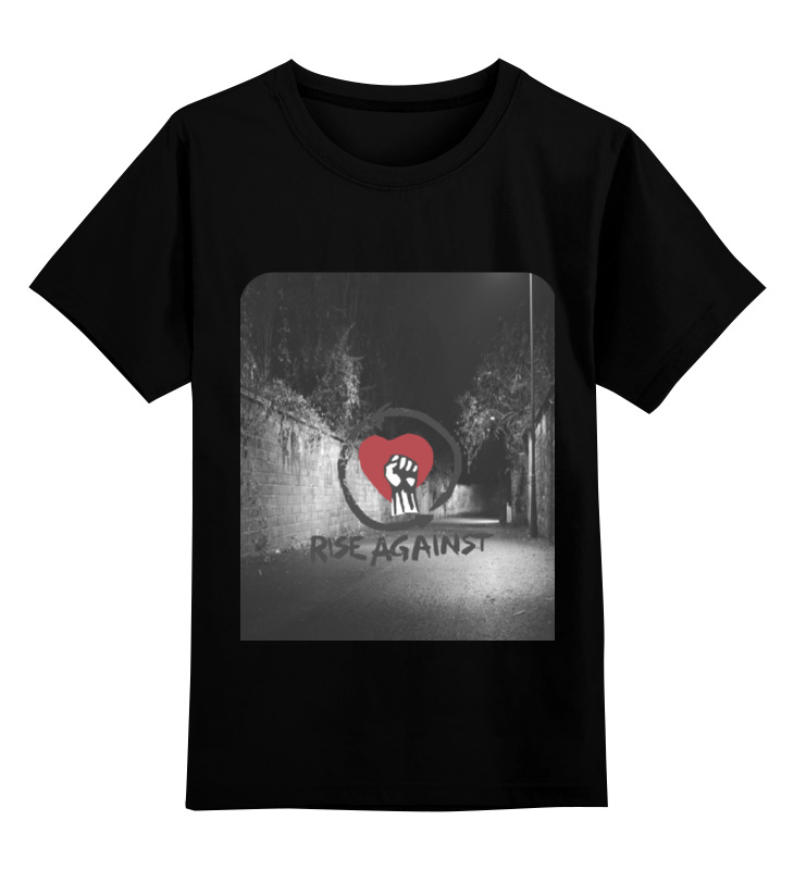 

Футболка детская Printio Rise against - logo цв. черный р. 140, Rise against - logo