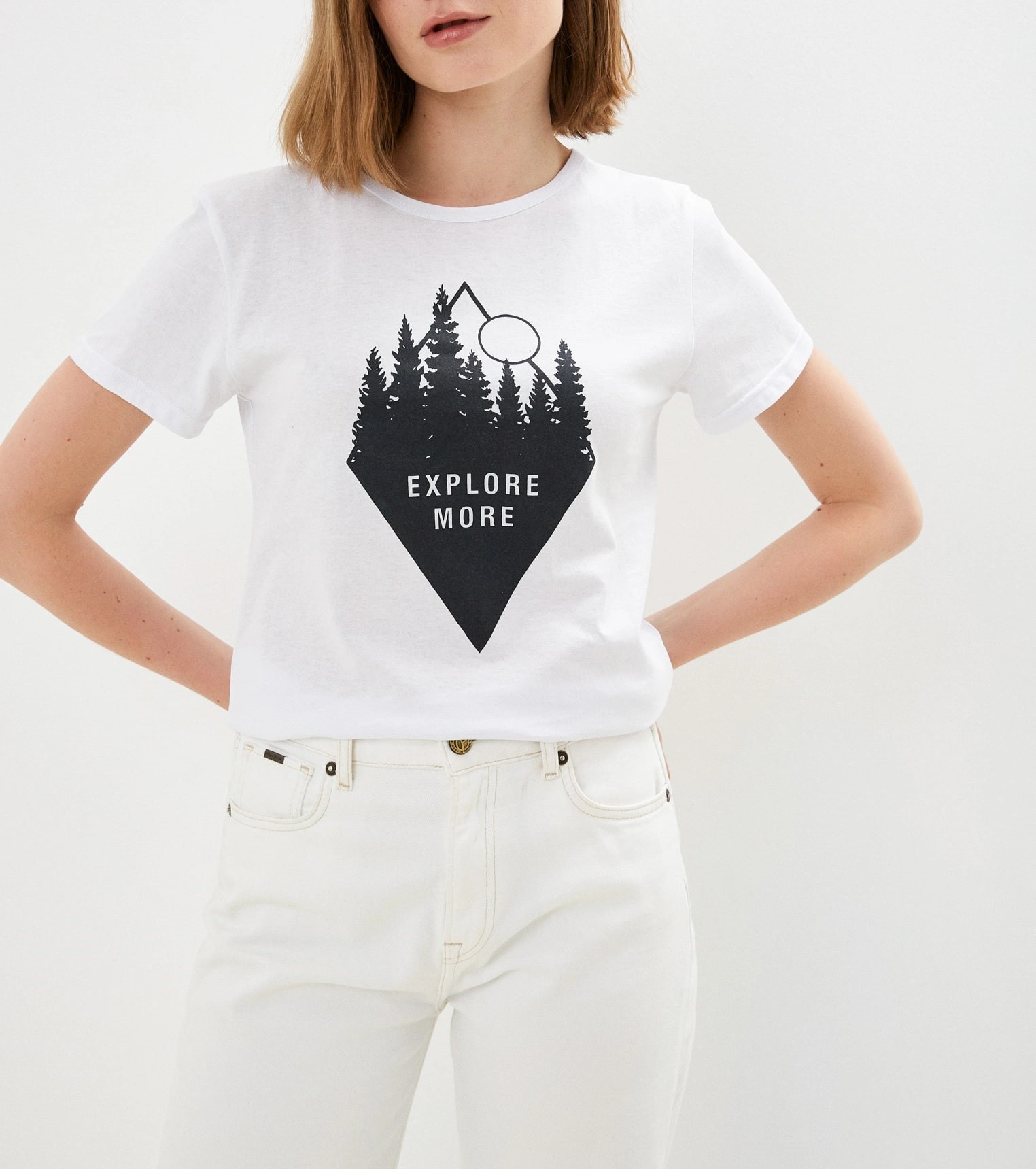 

Футболка женская BLACKSI 2257 белая XL, Белый, 2257