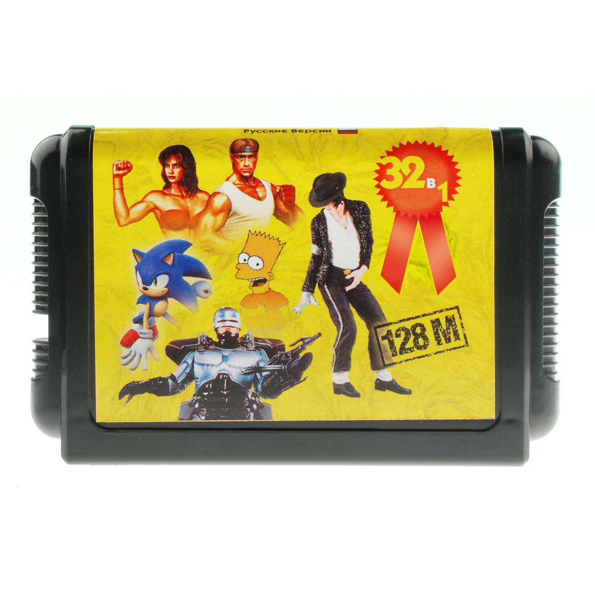 

Картридж Mega Drive Сборник 32 игры для Сега с Ghost Busters Bs3201, Bs3201