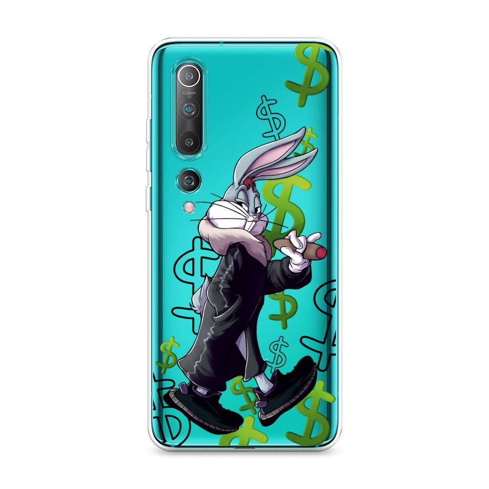 

Чехол на Xiaomi Mi10/Mi10 Pro "Rich Bugs Bunny", Зеленый;черный;голубой, 37550-6