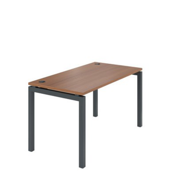 

Офисная мебель для персонала Стол письменный Арго АМ-005 Орех/Антрацит металл 1800x730x760