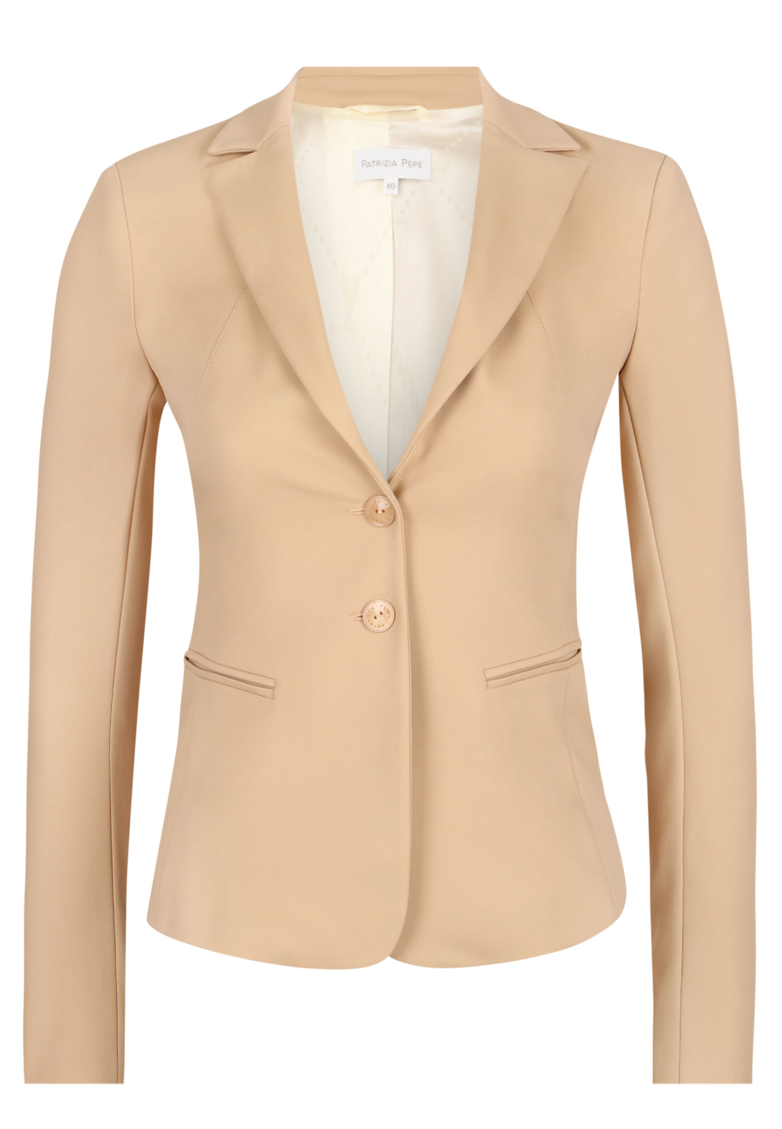 

Жакет женский Patrizia Pepe 133899 бежевый 44 IT, 133899