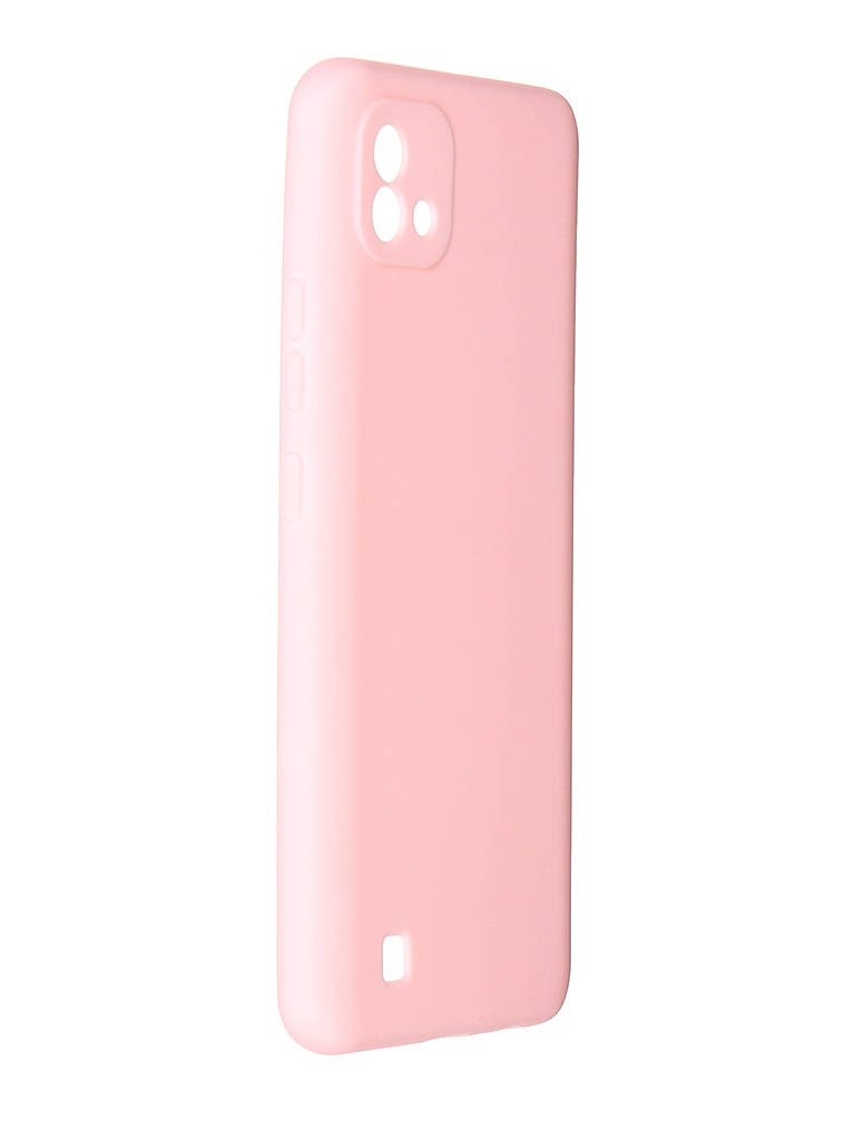 фото Чехол alwio для realme c11 2021 silicone soft touch light pink astrmc1121pk