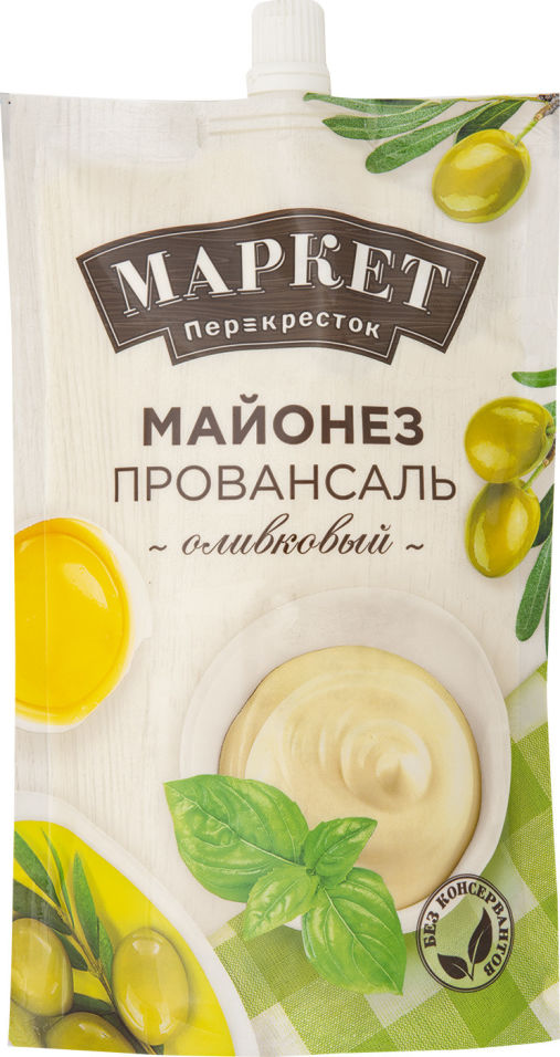 

Майонез Маркет Перекресток Провансаль Оливковый 67% 400мл