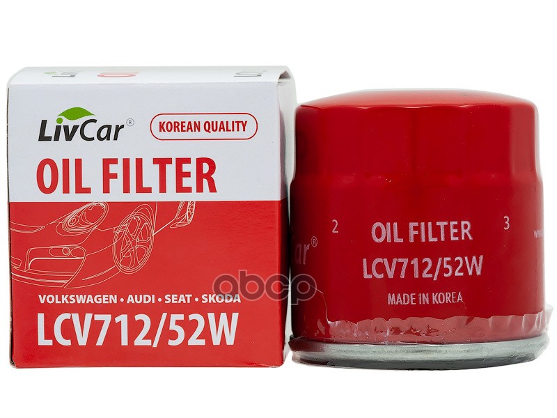 

Фильтр Масляный Livcar Lcv71252w Oil Filter Lcv712/52w LivCar арт. LCV71252W