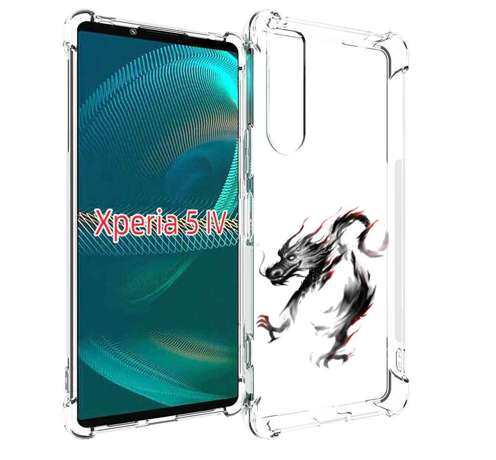 

Чехол MyPads черный дракон для Sony Xperia 5 IV (5-4), Прозрачный, Tocco
