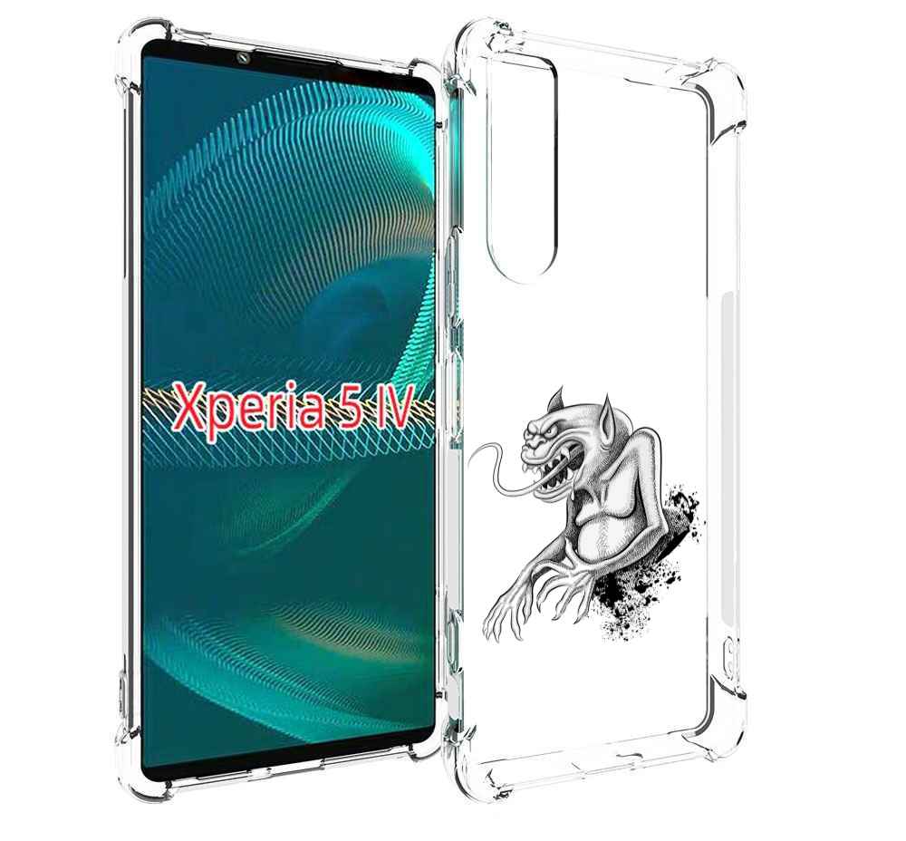 

Чехол MyPads чорт для Sony Xperia 5 IV (5-4), Прозрачный, Tocco