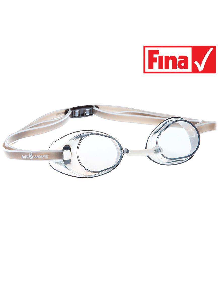 фото Стартовые очки для плавания mad wave racer sw, цвет серый (17w) madwave