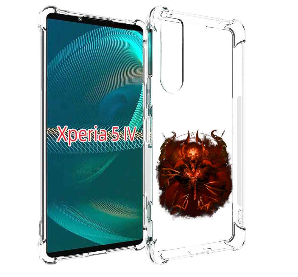

Чехол MyPads яркий демон для Sony Xperia 5 IV (5-4), Прозрачный, Tocco