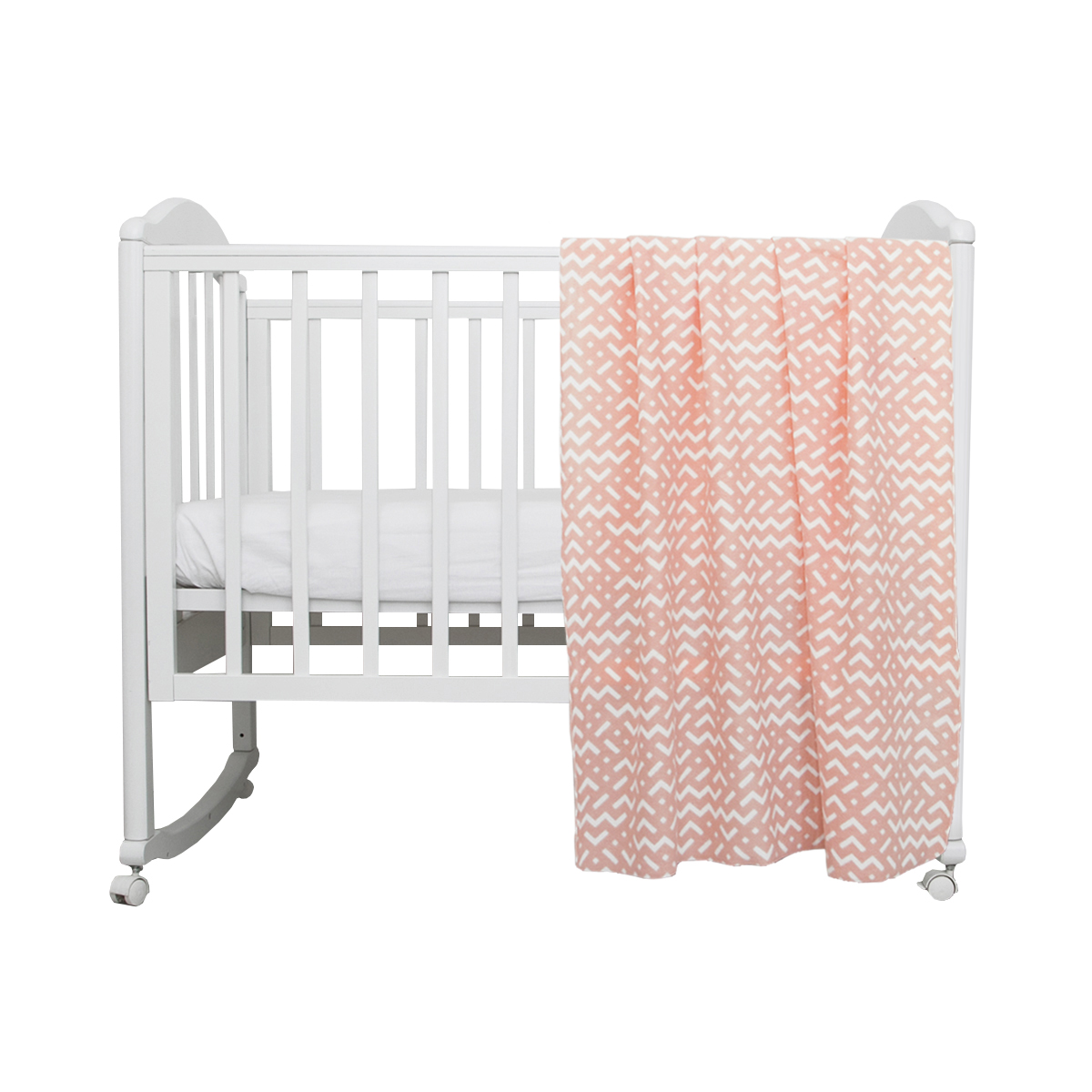 

Плед для новорожденных Baby Nice Орнамент, флисовый, 100х118 см, розовый, Орнамент