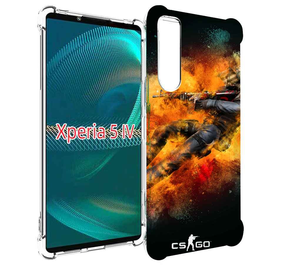 

Чехол MyPads CS-go Контр-террорист для Sony Xperia 5 IV (5-4), Прозрачный, Tocco