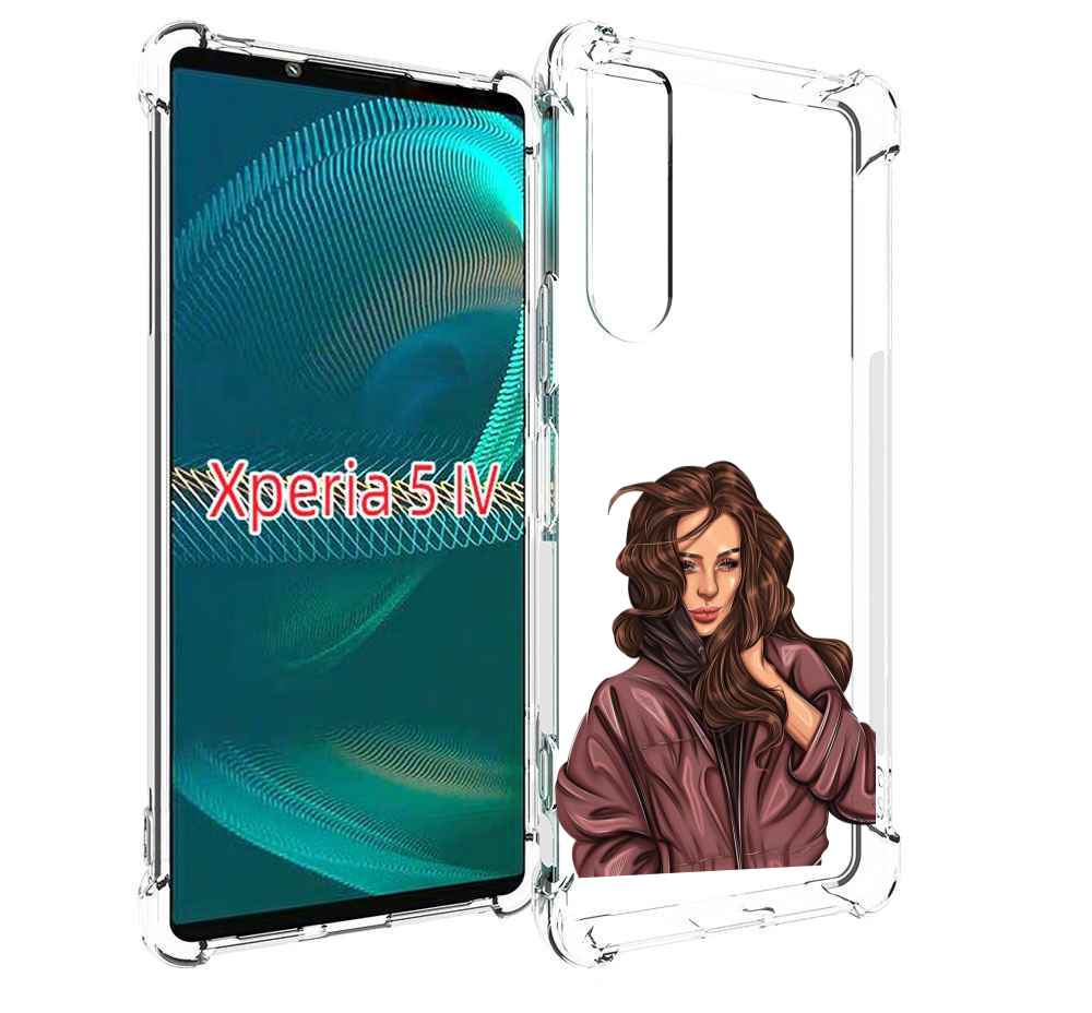 

Чехол MyPads Арт рисунок девушки для Sony Xperia 5 IV (5-4), Прозрачный, Tocco