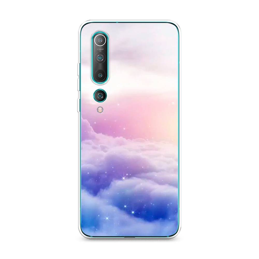 

Чехол на Xiaomi Mi 10 Pro "Небеса", Голубой;белый;розовый, 37850-2