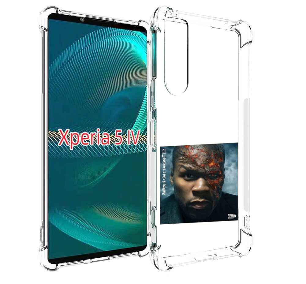 

Чехол MyPads 50 Cent - Before I Self Destruct мужской для Sony Xperia 5 IV (5-4), Прозрачный, Tocco