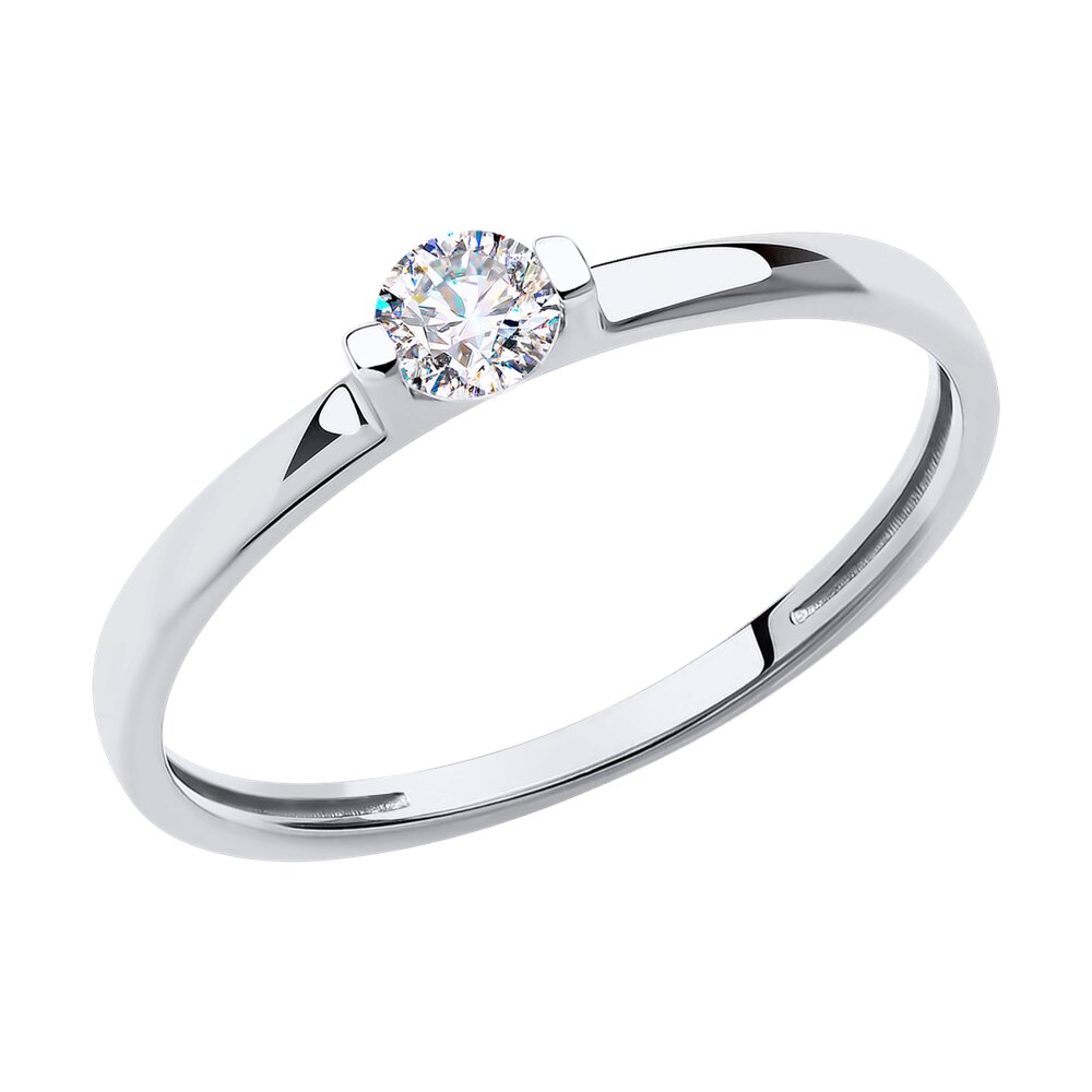 

Кольцо из золота р. 16 Diamant 52-110-00840-1, фианит, 52-110-00840-1