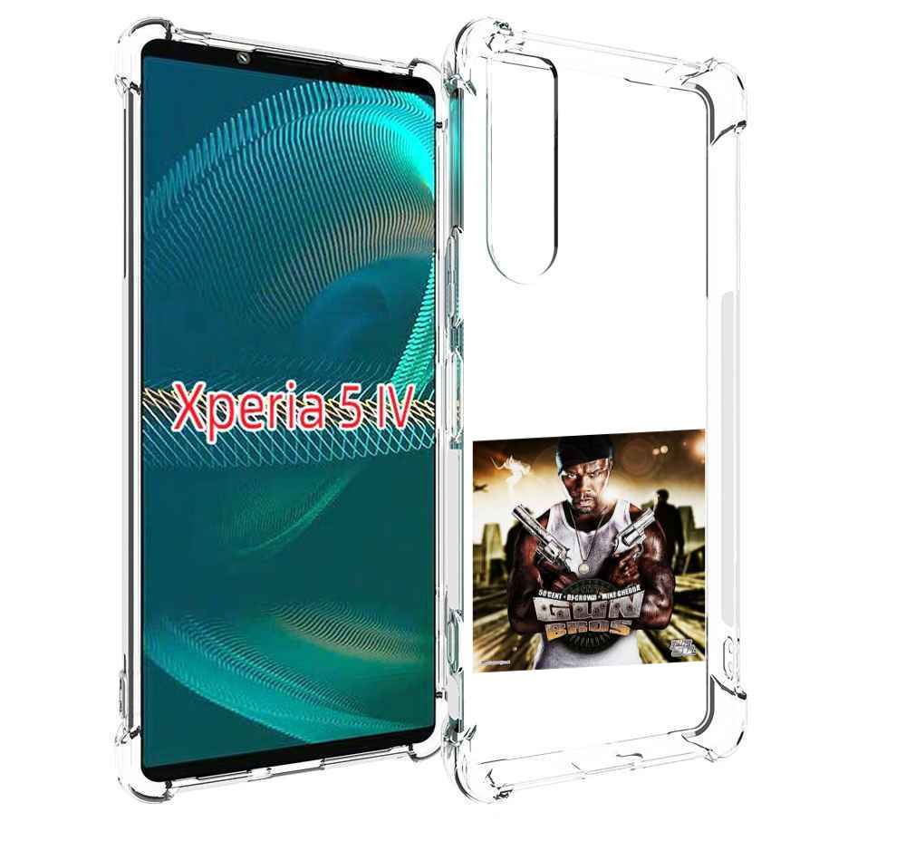

Чехол MyPads 50 Cent - Gun Bros для Sony Xperia 5 IV (5-4), Прозрачный, Tocco